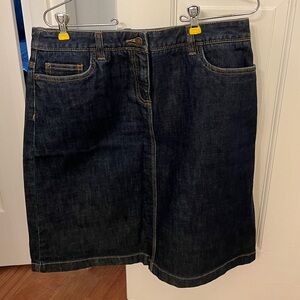 LIKE NEW Boden denim skirt, 8R